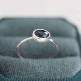 Natural blue Australian parti-Sapphire ring